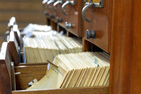 Library Card Catalogs