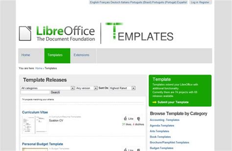 Libre Office Templates