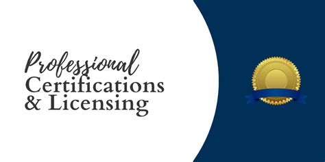 Licensing and Credentials