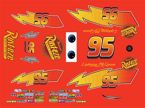 Lightning Mcqueen Decals Printable