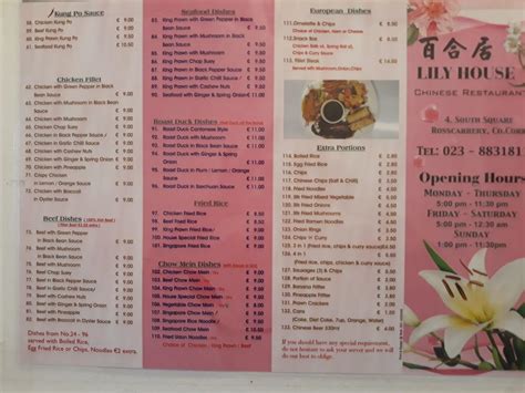 Lily House Chinese Takeaway