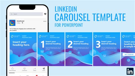 Linkedin Carousel Ad Template