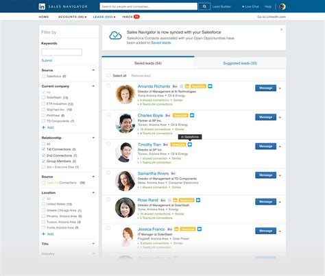 Linkedin Sales Message Template