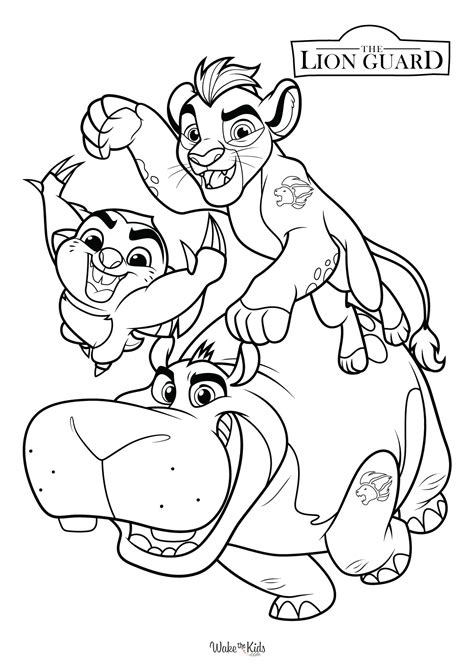 Lion Guard Coloring Pages Printable