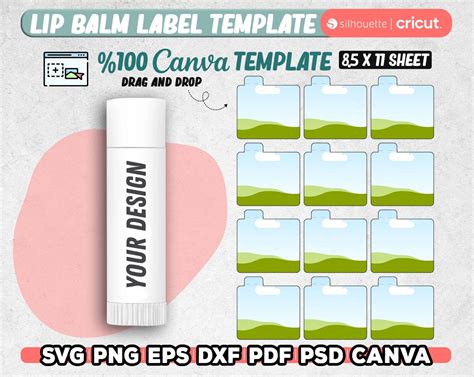Lip Balm Template
