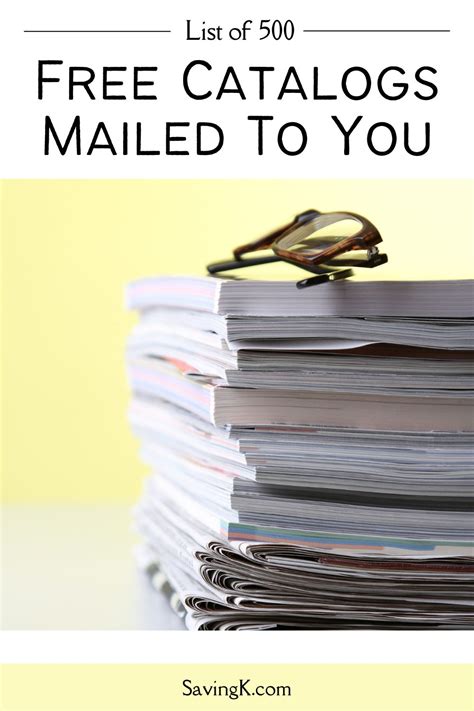 List Of Catalogs By Mail For Free