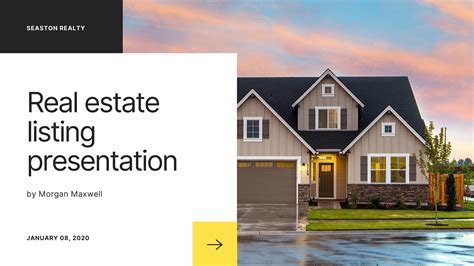 Listing Presentation Template