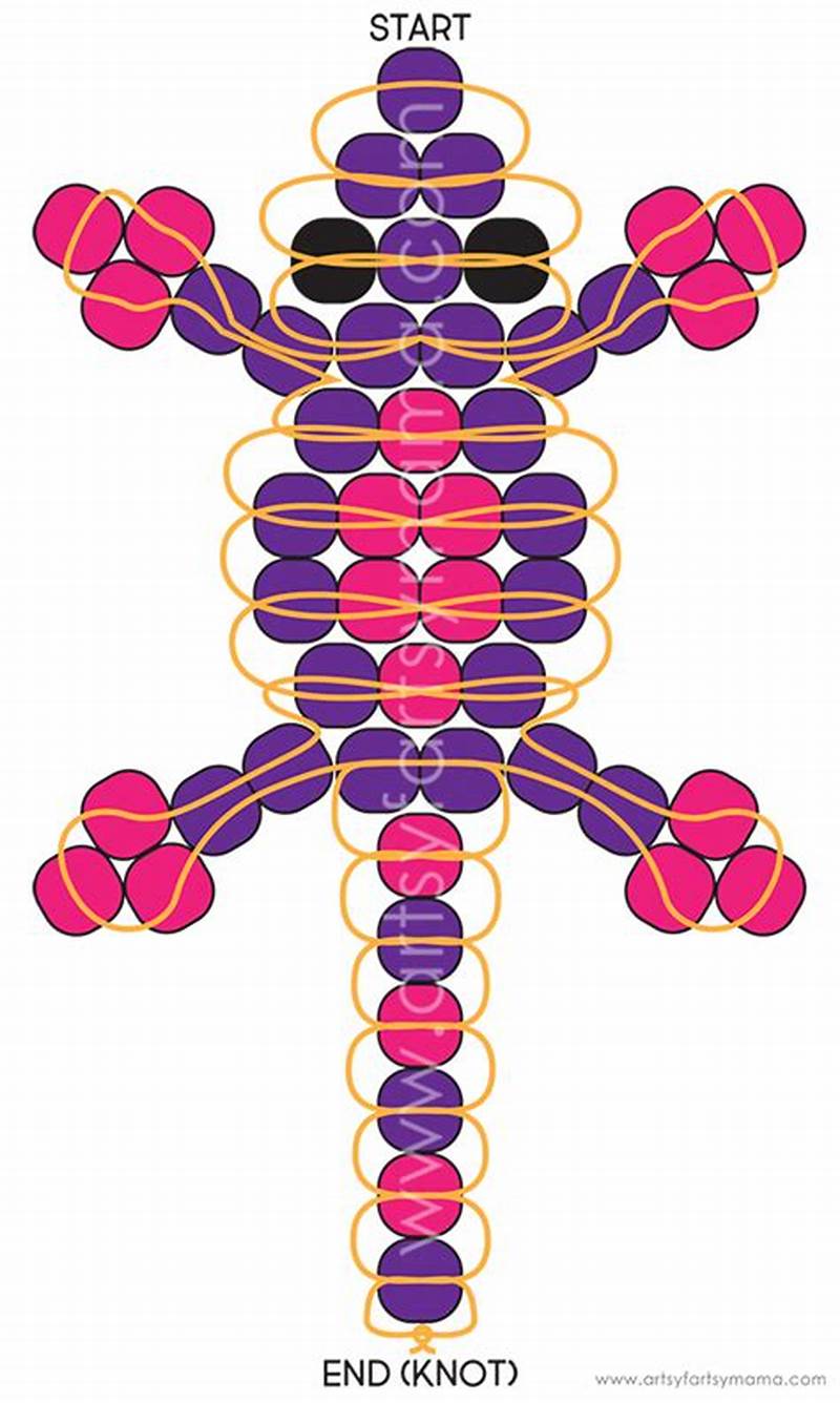 Lizard Keychain Pattern