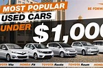 Local Cars Under $1000