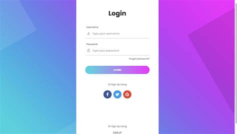 Login Page Templates