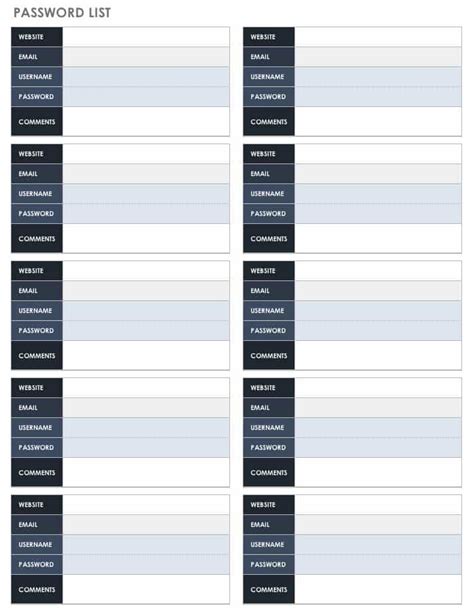 Login Password Template