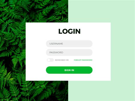 Login Template Bootstrap