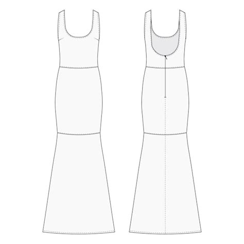 Long Dress Template