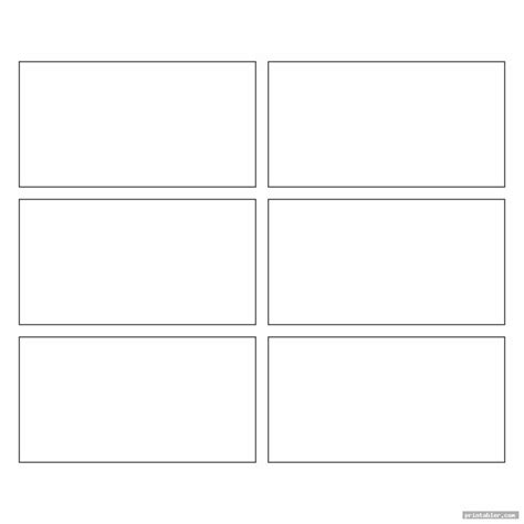 Long Rectangle Template