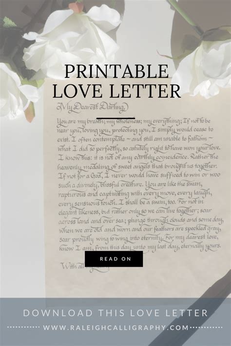 Love Letters Printable