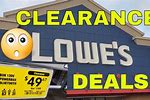 Lowe's Clearance Sales Items