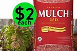 Lowe's Mulch On Sale for $2