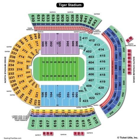Lsu Football Seating Chart