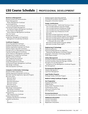 Lsu Marketing Course Catalog