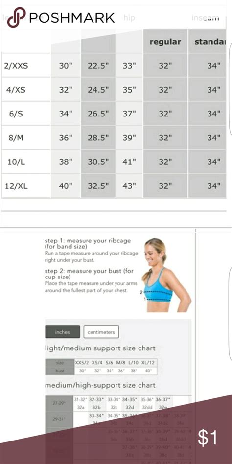 Lulu Align Size Chart