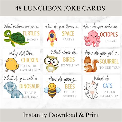 Lunchbox Jokes Printable
