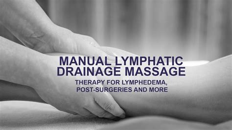 Lymph drainage therapist