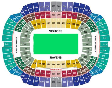 M And T Stadium Seating Chart