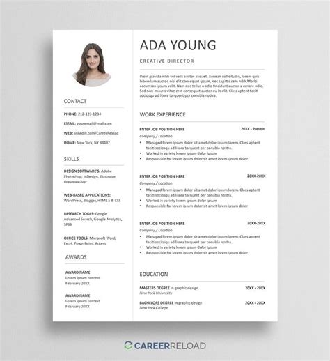 Mac Resume Templates