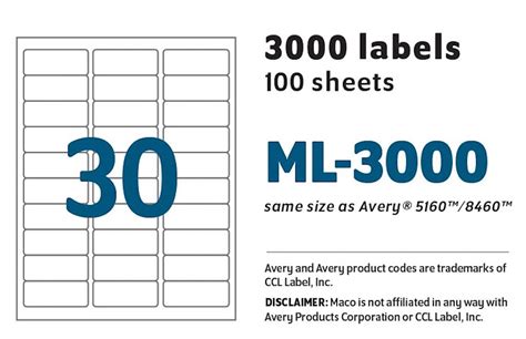 Maco Label Templates