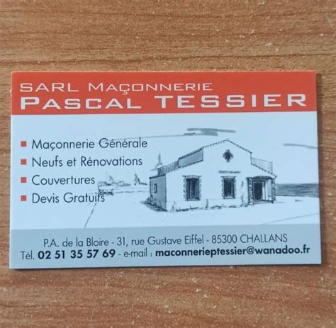 Maconnerie Pascal Tessier à Challans
