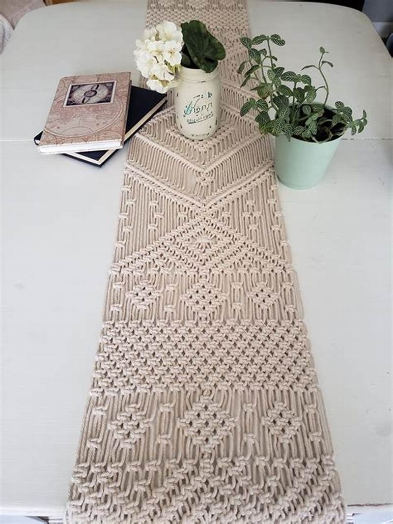 Macrame Table Runner Pattern