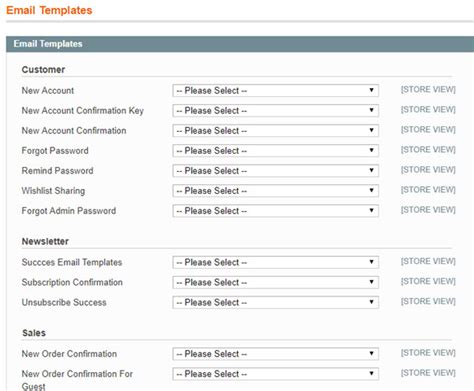 Magento Transactional Email Templates