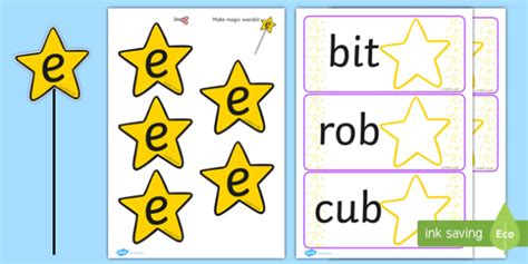 Magic E Wand Printable