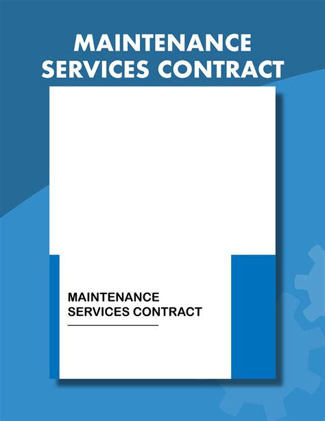 Maintenance Agreement Template