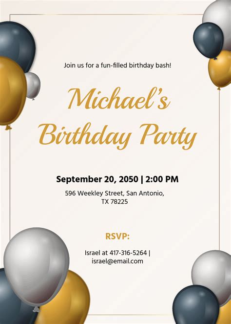 Make A Printable Invitation Online Free