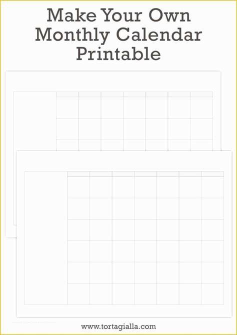 Make Your Own Photo Calendar Free Printable