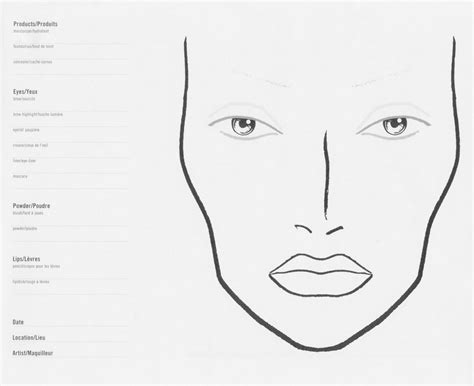 Makeup Template Design