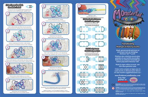 Manual Step By Step Rainbow Loom Instructions Printable