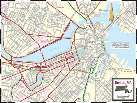 Map Of Boston Printable