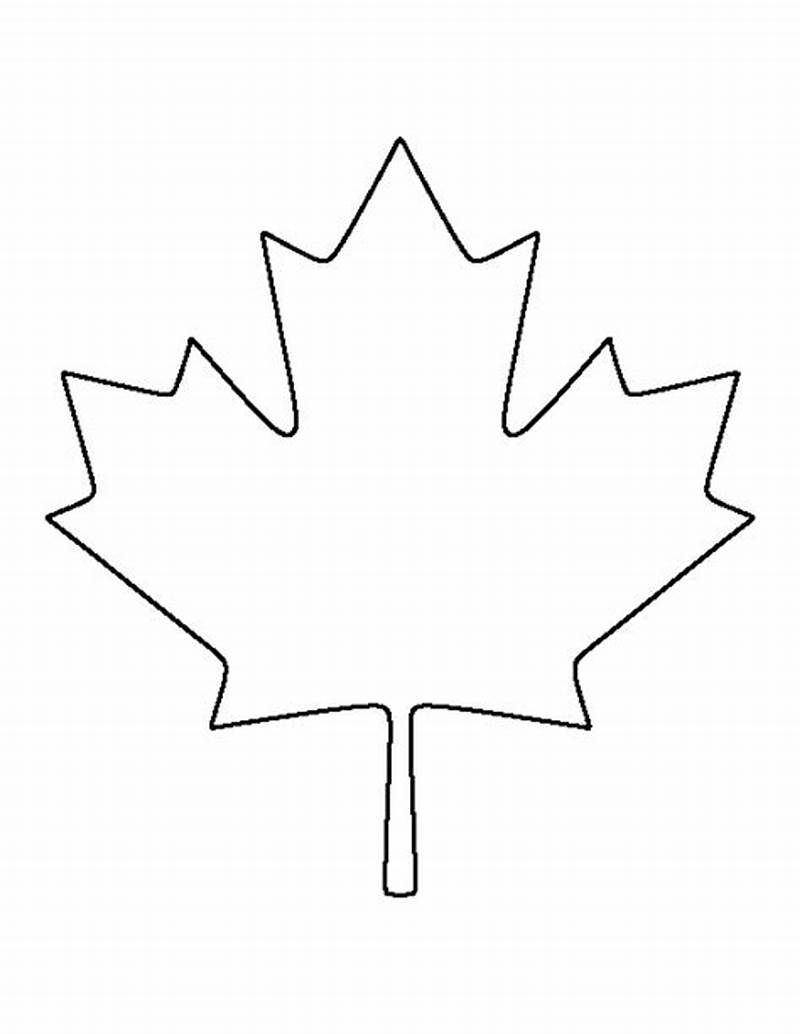 Maple Leaf Printable Pattern