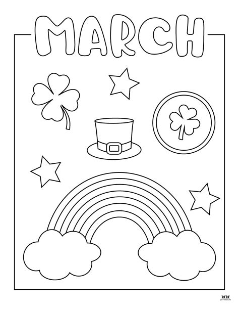 March Coloring Pages Printable