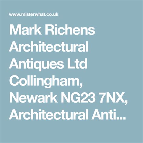 Mark Richens Architectural Antiques