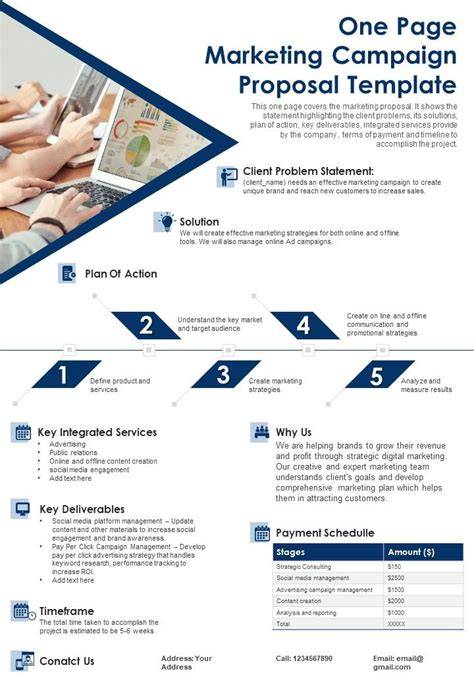 Marketing Campaign Proposal Template