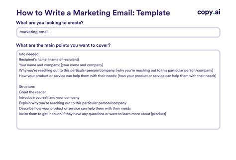Marketing Email Template