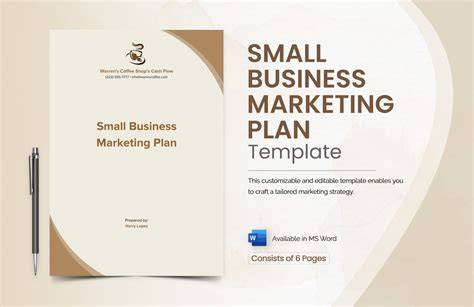 Marketing Plan For Small Business Template