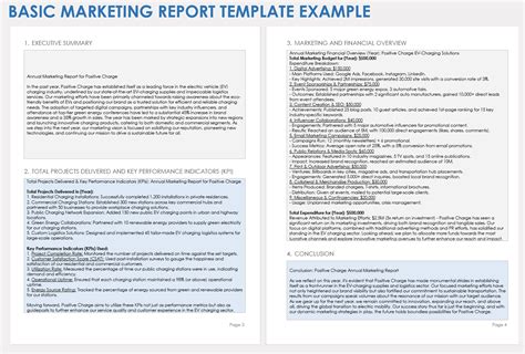 Marketing Report Template