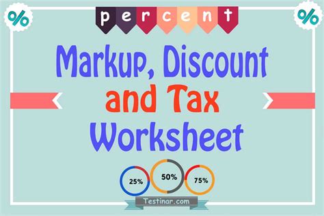 Discount Tax Worksheet