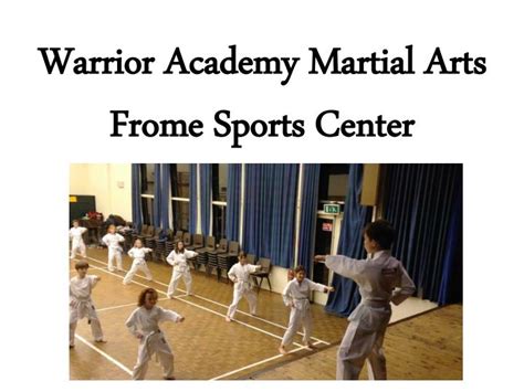 Martial Arts in Rode, Frome and Trowbridge - The Warrior Academy
