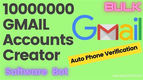 Mass Gmail Account Creator