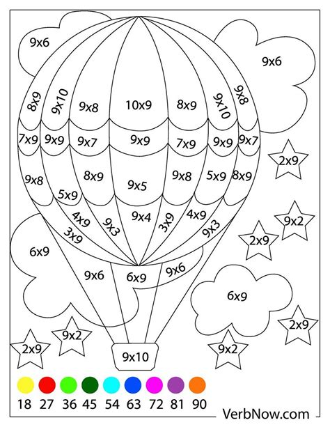 Math Coloring Worksheets Printable